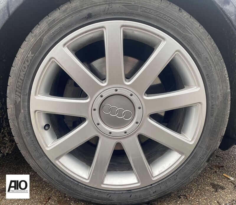 LF1 Original Audi Felge 8L0601025AC  - 9 Speichen Design Silber - A2 Typ 8Z von 1996 - 2003 Limousine