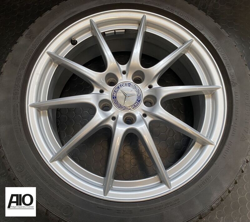 LF1 Original Mercedes Benz Felge A2464010102 – 5-Doppelspeichen-Rad Silber – A-Klasse 176+177, CLA 117 , B-Klasse 246