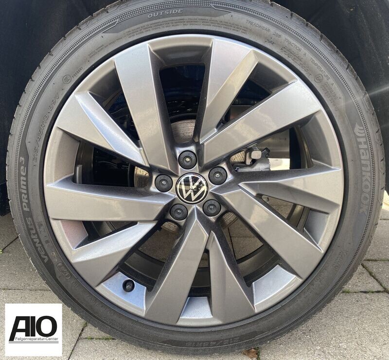 LF1 Original VW Felge 2GM601025L – FUNCHAL V-Speichen Design Grau – T-Cross