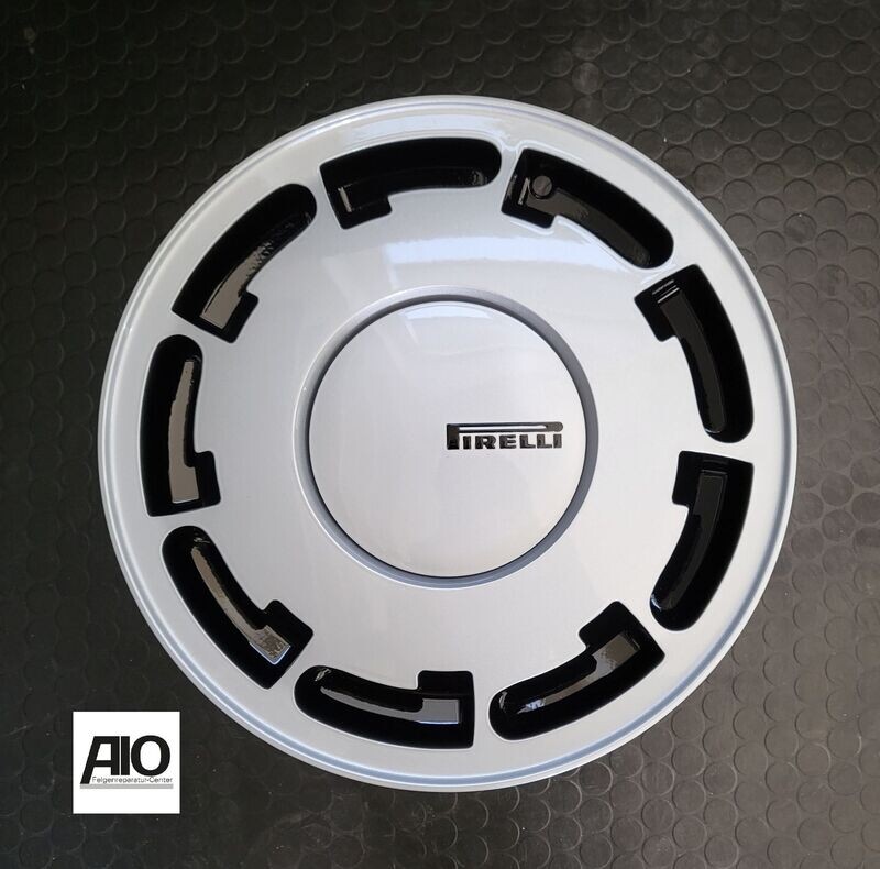 LF1-D Original VW Felge 171601025A - KBA 40462 – Pirelli Retro Design Silber - Golf 1, Golf 2