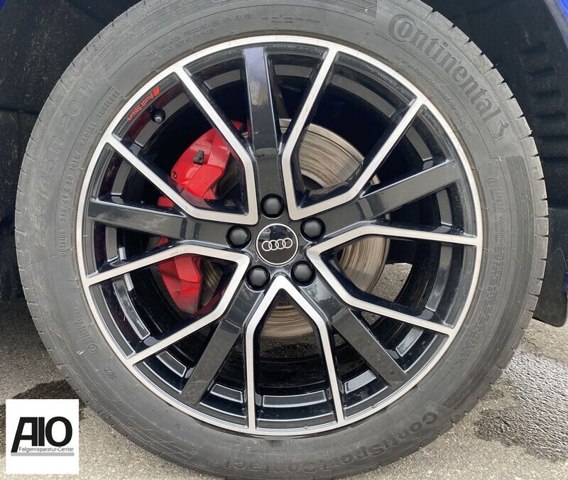 LF1 Original Audi Felge 80A601025BP - 5 V Speichen Stern HGG Schwarz - Q5 Typ FY ab 2017