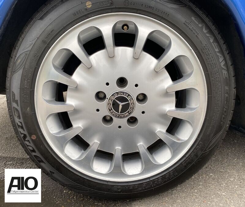 LF1 Original Mercedes Benz Felge 
 A2114011402 – Vielspeichen Retro Design Silber -  E-Klasse W211 S211