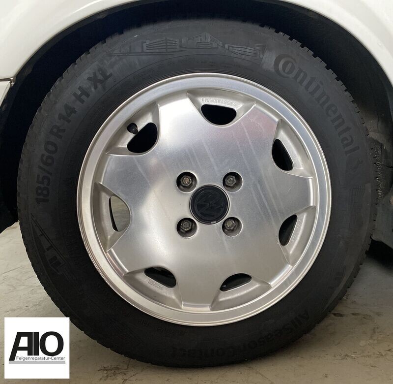 LF1-D Original VW Felge 191601025F  – Le CaStellet 4x100 Design Silber Golf 2 
Typ 19E / Scirocco 2 / Jetta