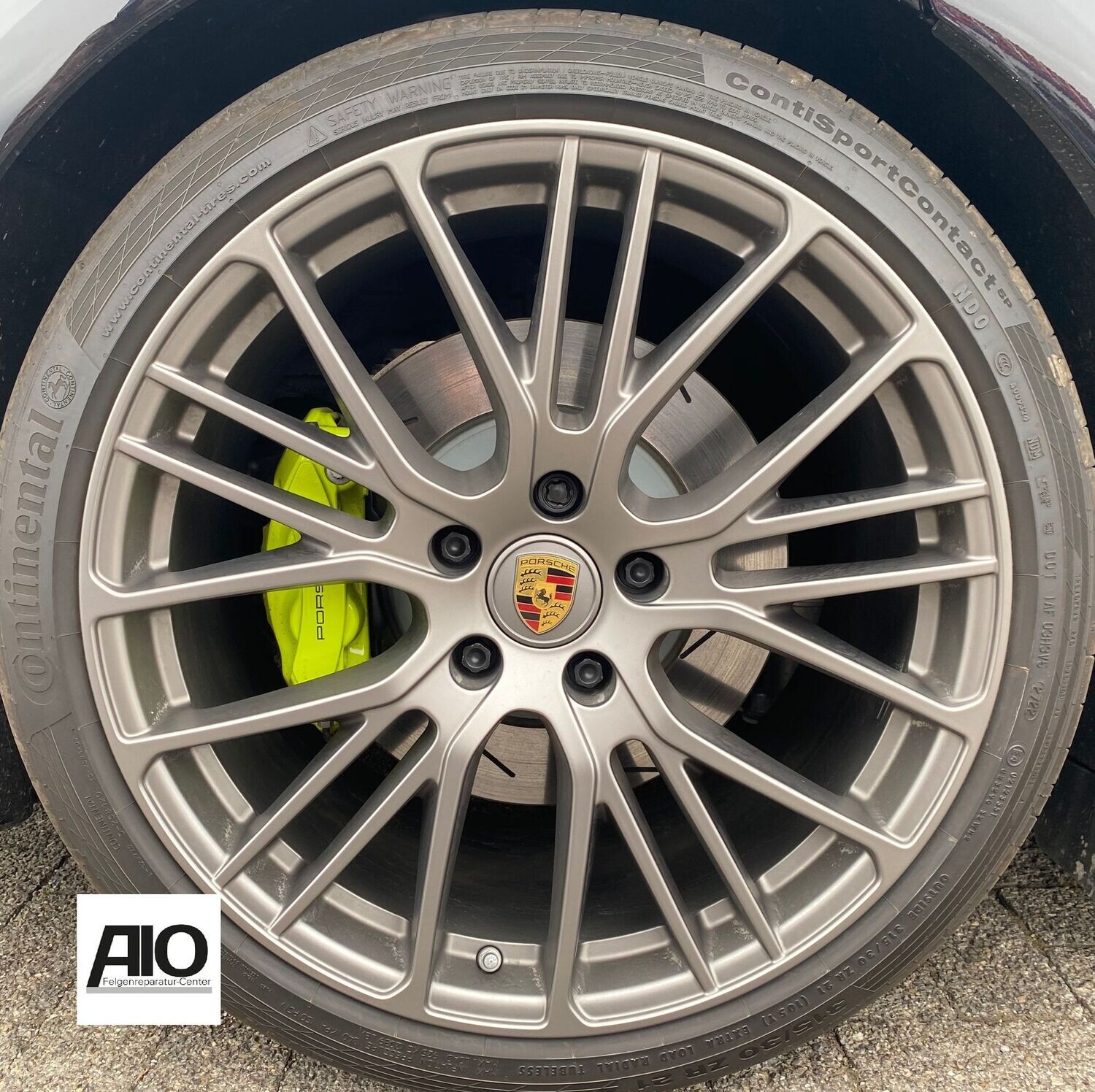 LF1 Original Porsche Felge - 971601025AP - Vielspeichen Design Platinum Matt VA - Panamera Typ 971 ab 2016-