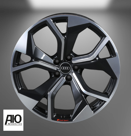LF1 Original Audi Felge 4KE601025AD - 5-Y-Speichen-Design HGG Grau - E-tron Typ GE ab 2018 -