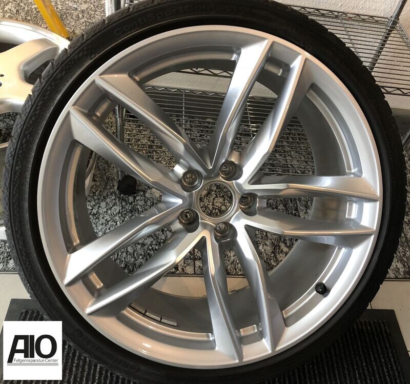 LF1 Original Audi Felge 4G0601025CE  - 5 Doppelspeichen Design Silber - RS6 Typ C7 4G Limousine, Avant