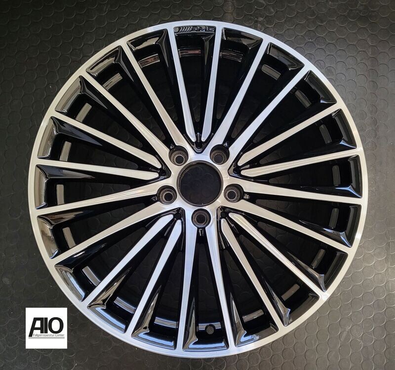 LF1 Original Mercedes Alufelge A2064011900 –  Vielspeichen Design Schwarz HGG VA - C-Klasse 206 Typ S206/W206