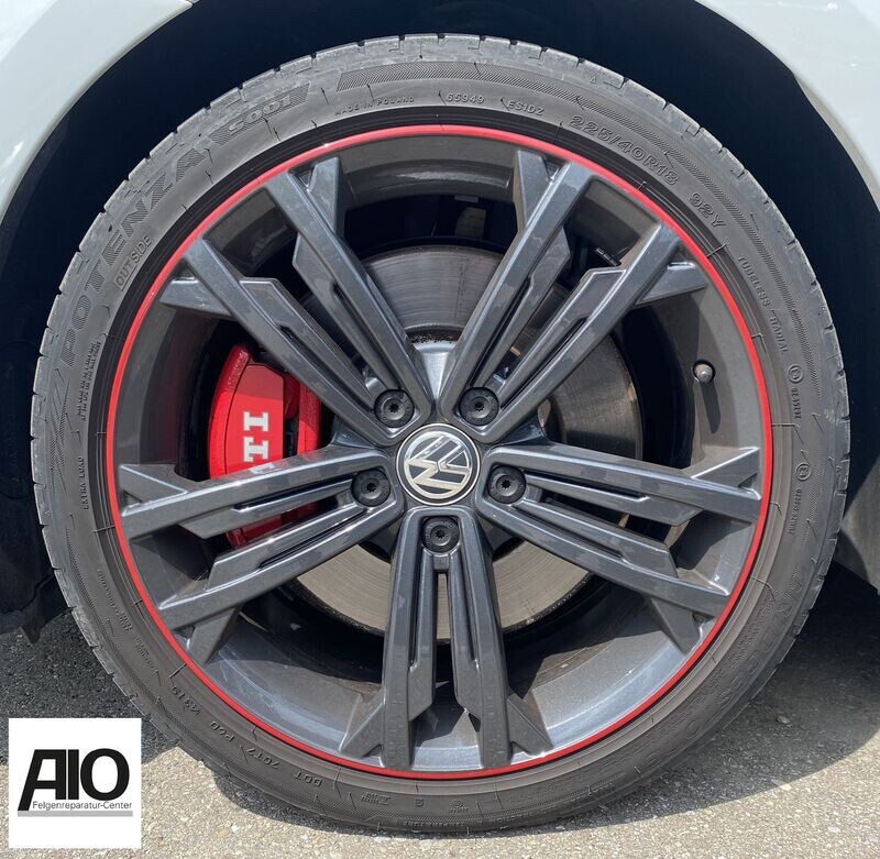 LF1 Original VW Felge 5G0601025DR – SEVILLA 5-Doppelspeiche Grau – Golf 6 (2008-2013) Golf 7 (2012-2019)