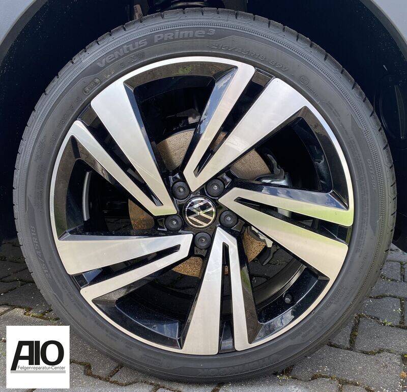 LF1 Original VW Felge 2GM071498 – Nevada 5-Doppelspeichen-Design Schwarz HGG – T-Cross
