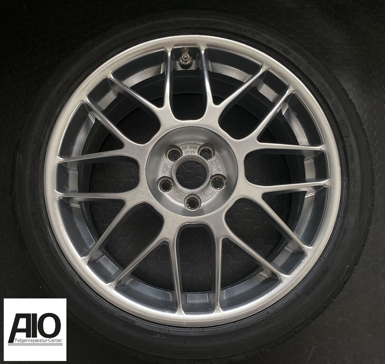 LF1 Original VW Felge 1J0601025AM – GTI Jubi BBS Y-Speichen-Design Silber – Golf 4