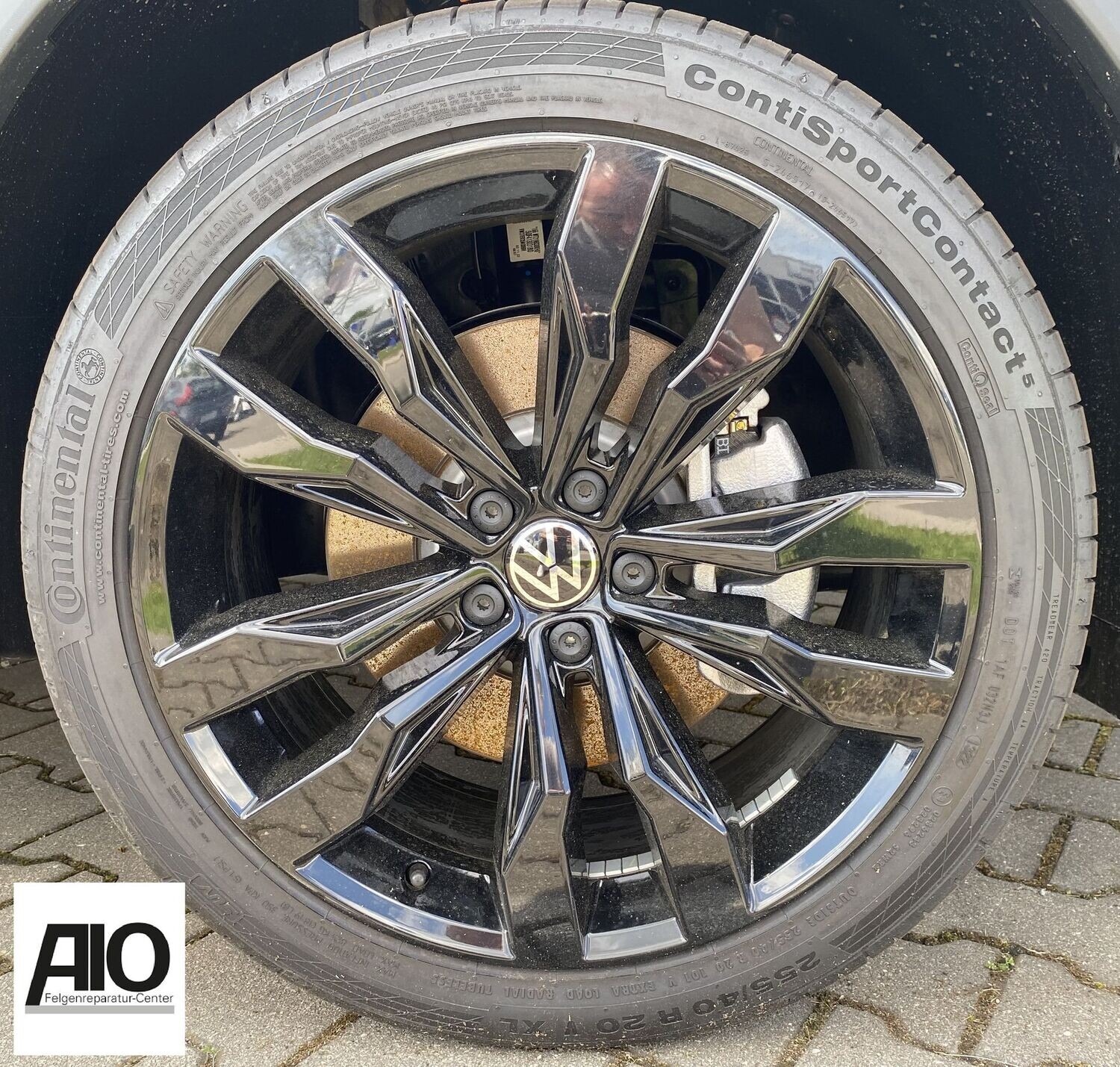 LF1 Original VW Felge 5NA601025G – Suzuka 5-Doppelspeichen-Design Schwarz  - Tiguan II Typ AD1