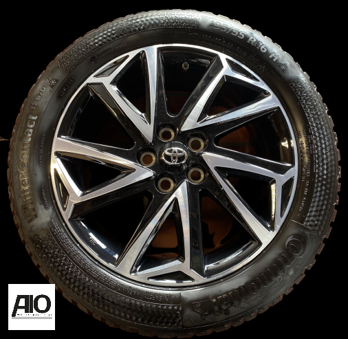 LF1 Original Toyota Felge PW4570D004 - 5-V-Speichen Design Schwarz HGG - Yaris IV ab 2020-