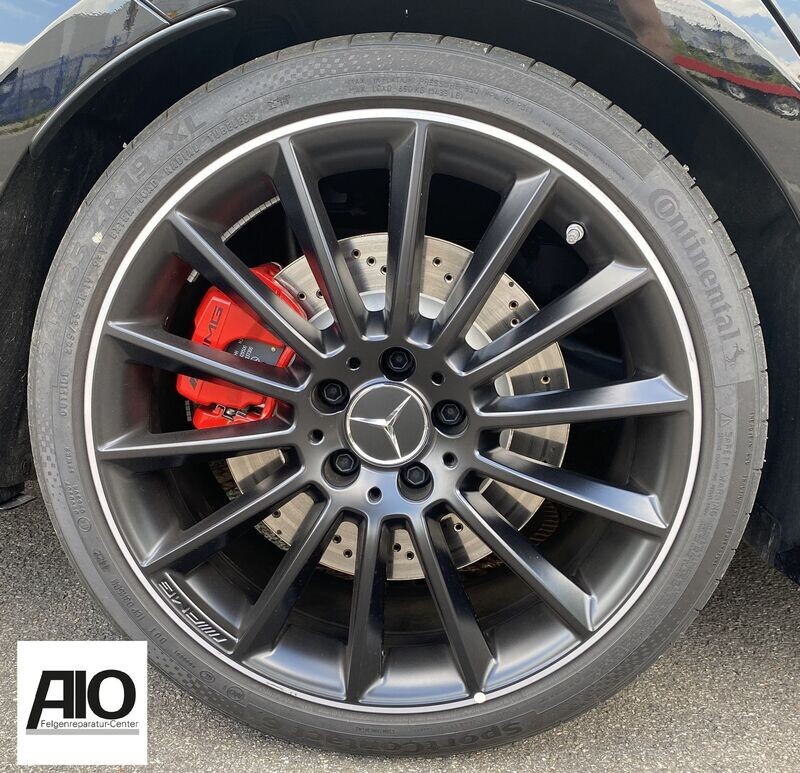 LF1-D Original Mercedes Benz Felge A1774011600 – AMG Vielspeichen Design Schwarz Matt – A-Klasse W177, CLA X117  C117, B-Klasse W246