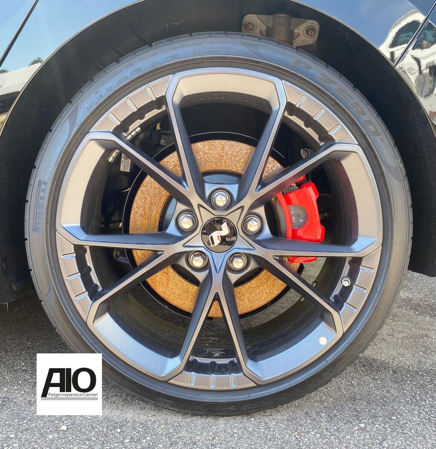 LF1 Original Hyundai Felge 52910-S0200PAC - 5-V-Doppelspeichen-Design Grau - i30N LF1 Original Hyundai Felge 52910-S0200PAC - 5-V-Doppelspeichen-Design Grau - i30N