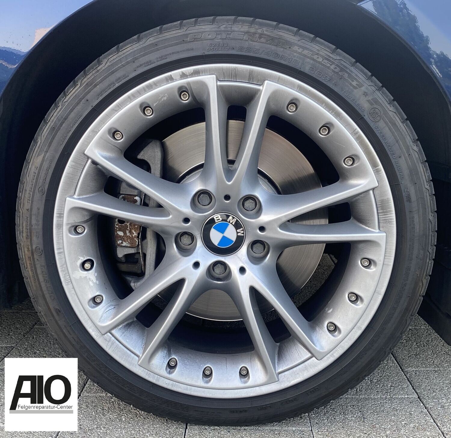 LF1 Original BMW Felge 6785253 - 5-V-Speiche Styling 294 Silber Verbundrad HA - Z4 Typ E85 / E86 / E89