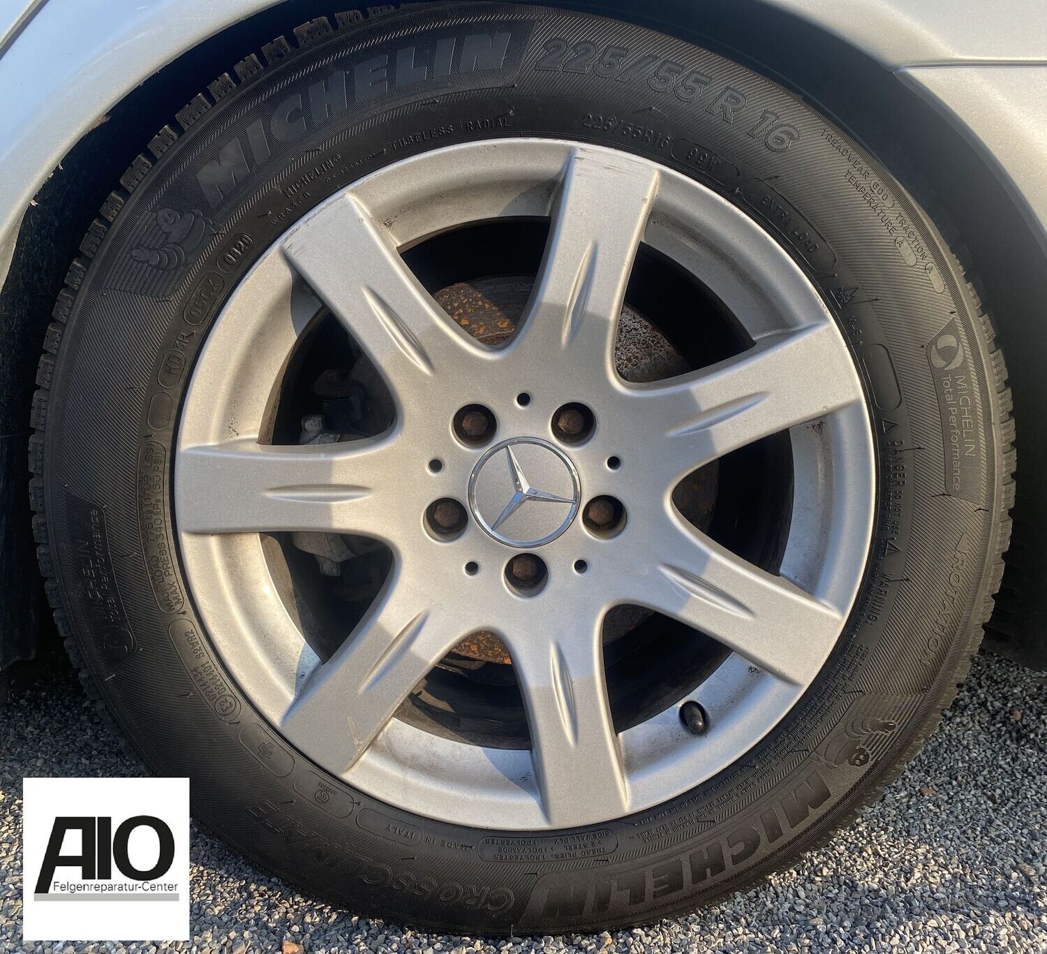 LF1 Original Mercedes Benz Felge 
 A2114017502 – 7-Speichen-Rad Silber -  E-Klasse W211 S211