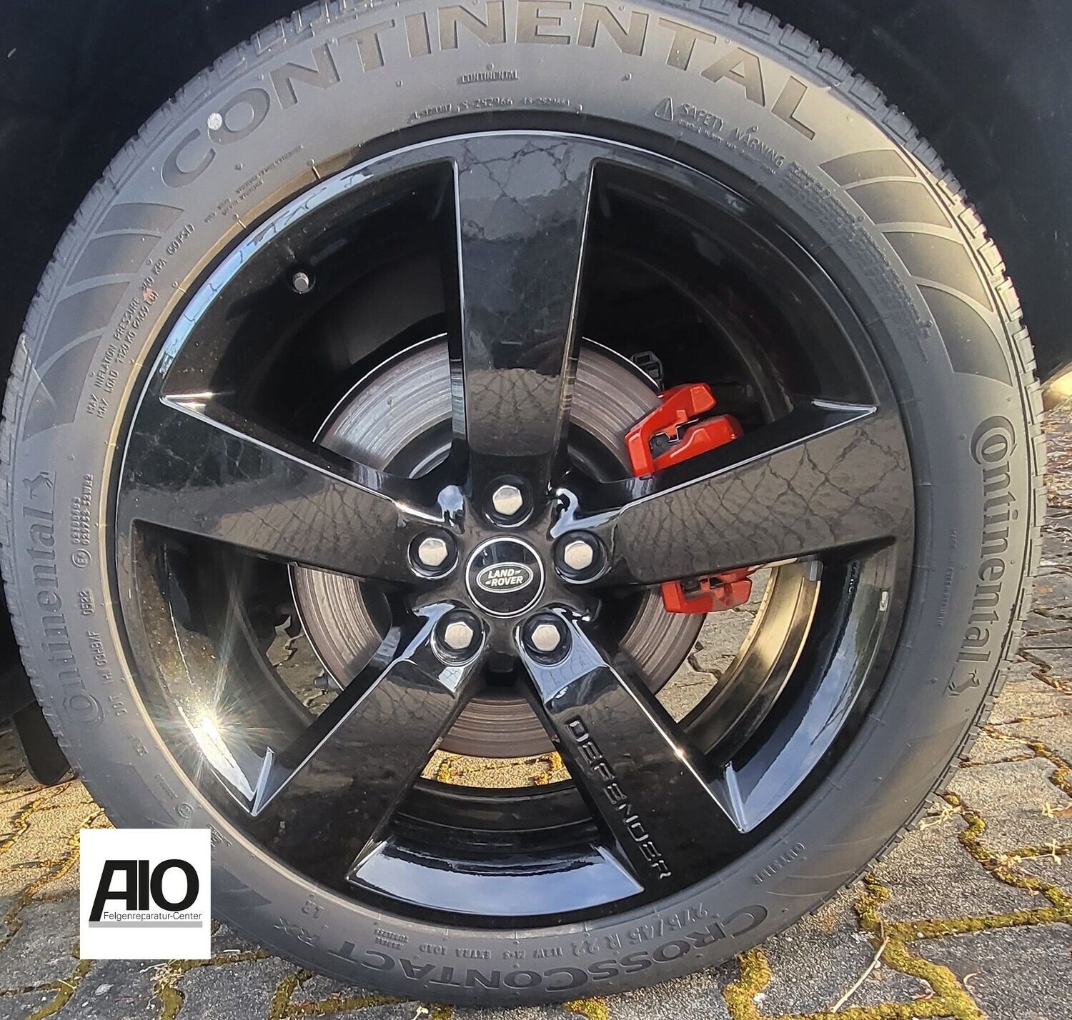 LF1 Original Land Rover Felge LR146244 Style 5098 Schwarz - Defender II Typ L663