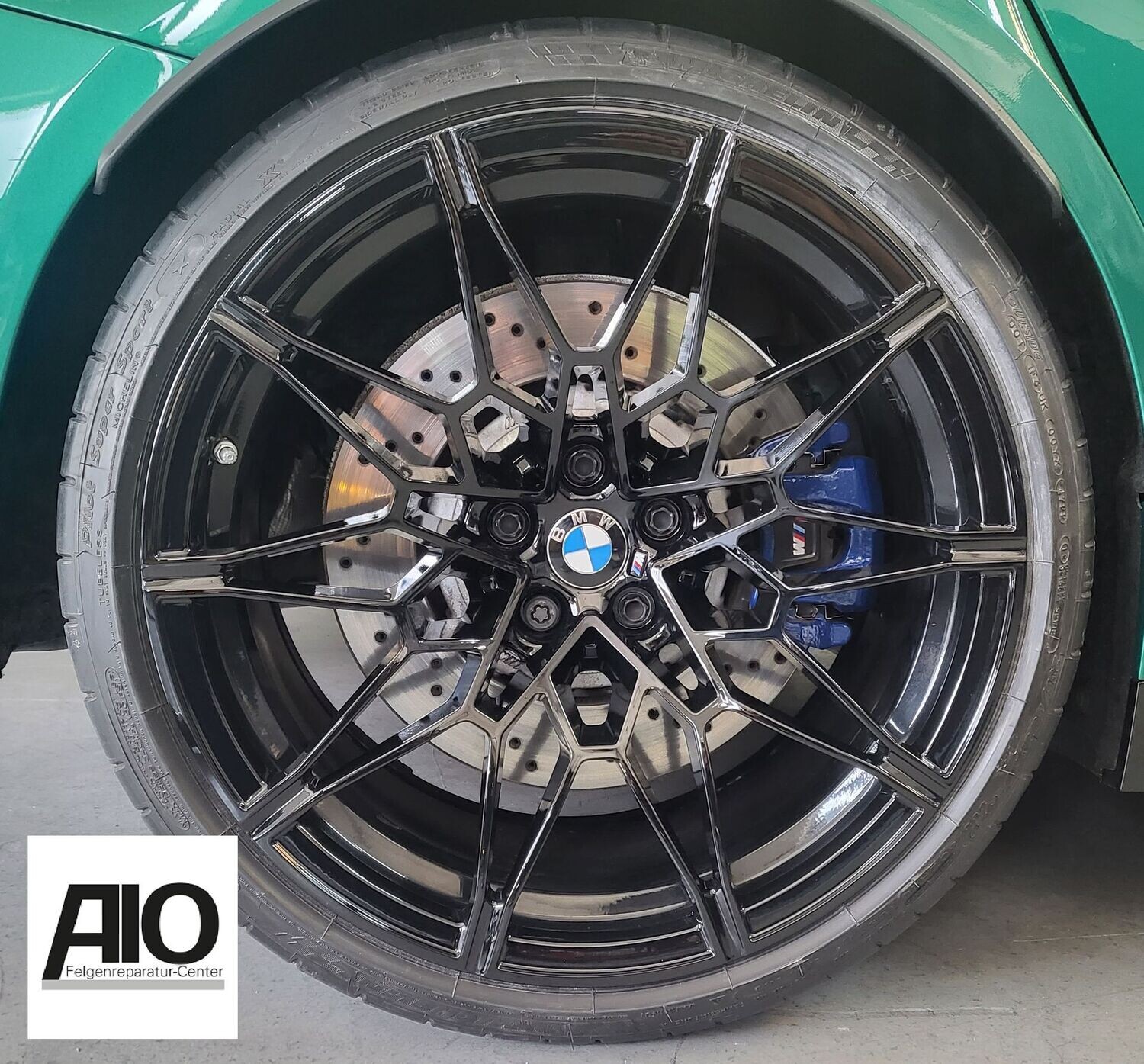 LF1 Original BMW Felge 36118093839 - Sternspeiche 826M Schwarz VA - M3 Typ G80 /  M4 Typ G82, G83