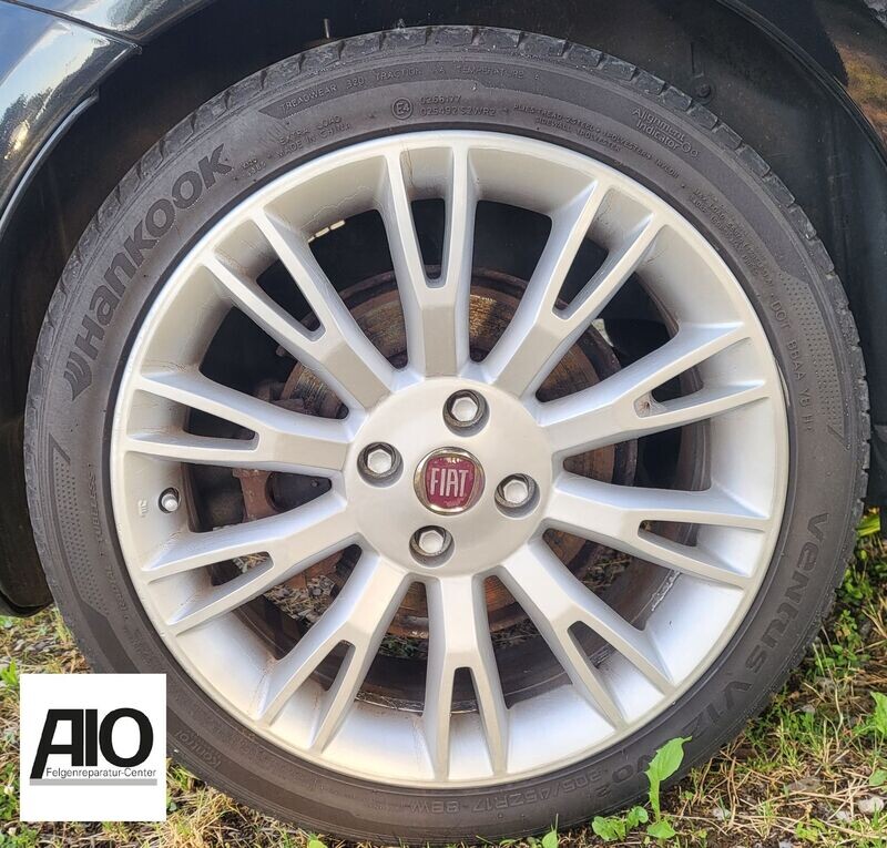 LF1 Original FIAT Felge 51797477 – 10 Doppelspeichen Design Silber – Punto 199 / Bravo II 198