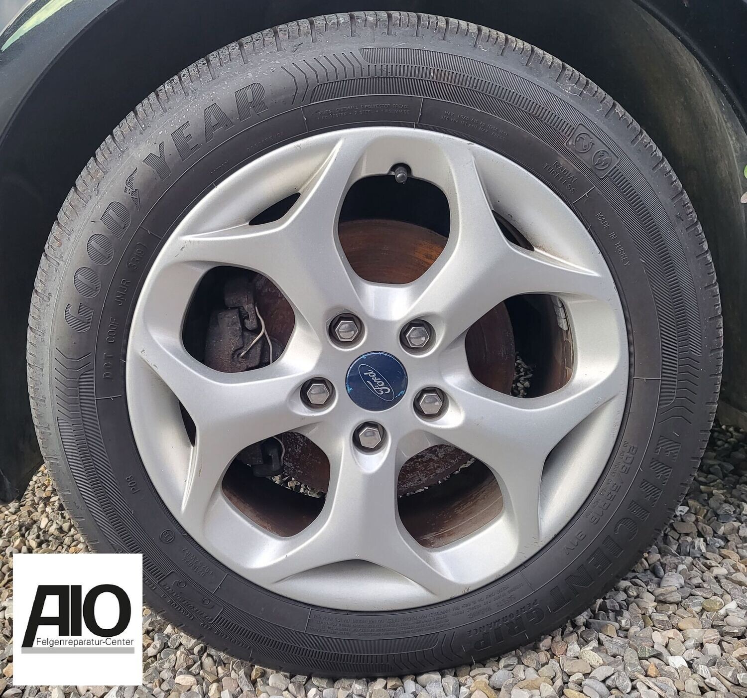 LF1 Original Ford Felge 7M5J1007AA  - 5- Y-Speiche Silber - Focus II / C-Max II