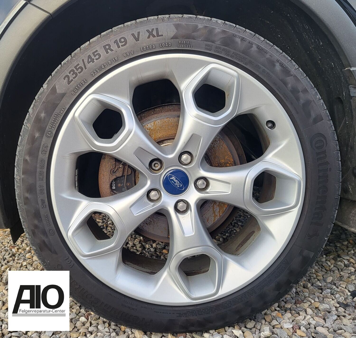 LF1 Original Ford Felge 8V4JCB - 5-Loch-Speichen-Design Silber - KUGA I 2008-2012