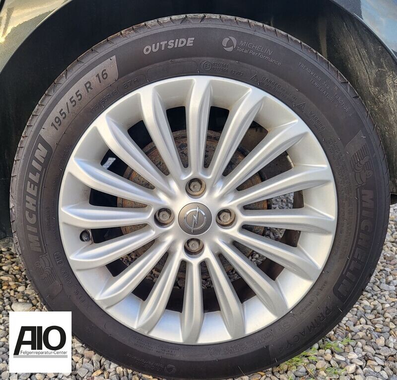 LF1-D Original Opel Felge OP071 AAK7  - Vielspeichen Vintagedesign Silber - Corsa D/E , Adam