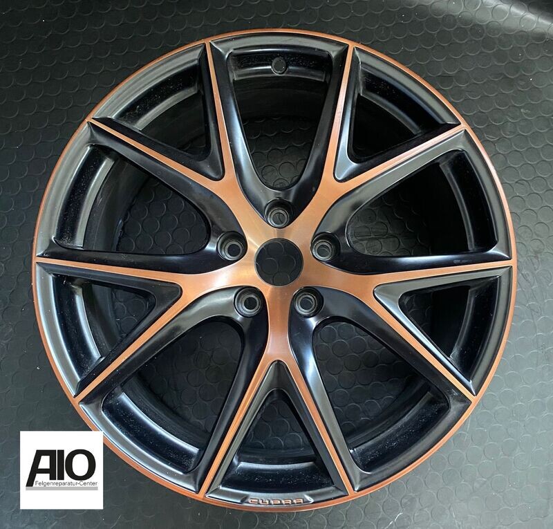 LF1 Original CUPRA  Alufelge 575601025AN –  5-Y-Speichen-Design „Cupra R“ Schwarz  – Leon Typ 5F / 5FP / Ateca Typ KH7