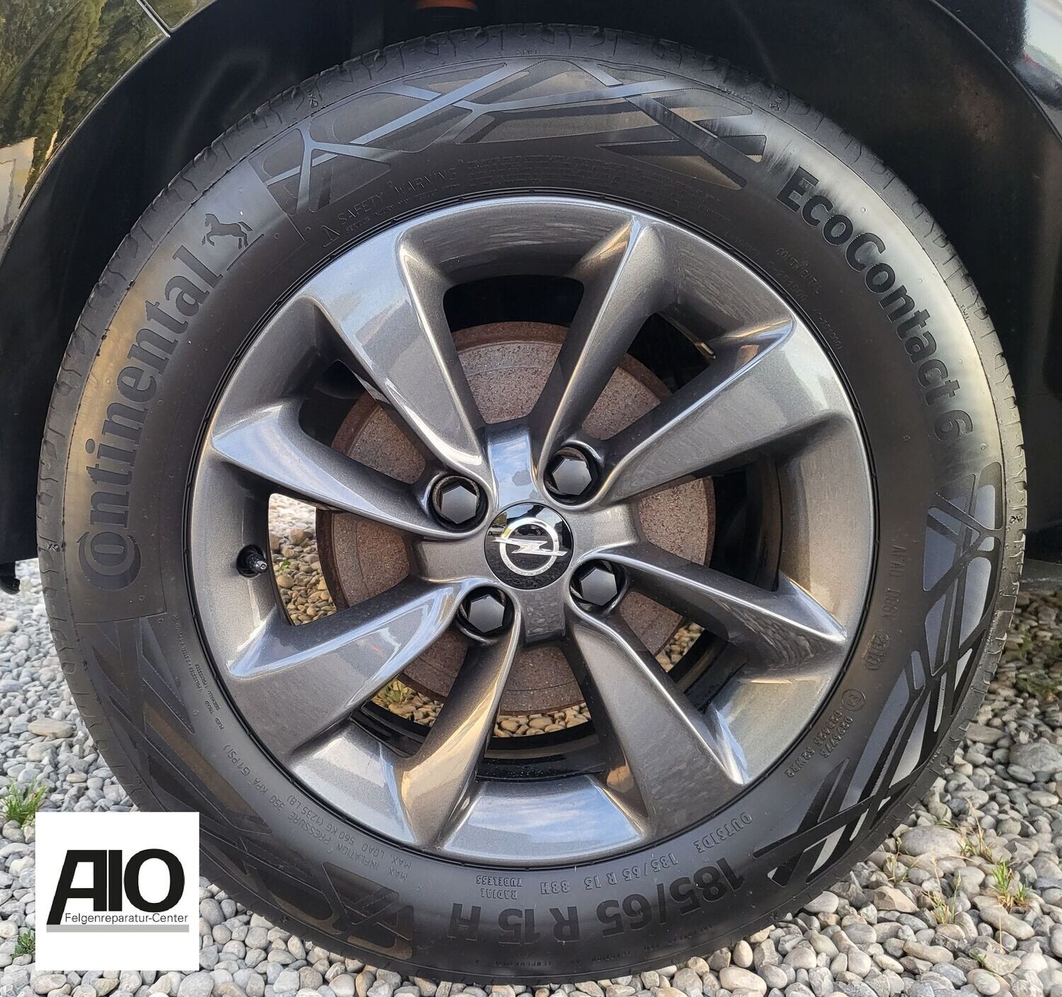 LF1 Original Opel Felge OP099 ACVL - 4-Doppelspeiche Grau - Corsa D/E , Adam