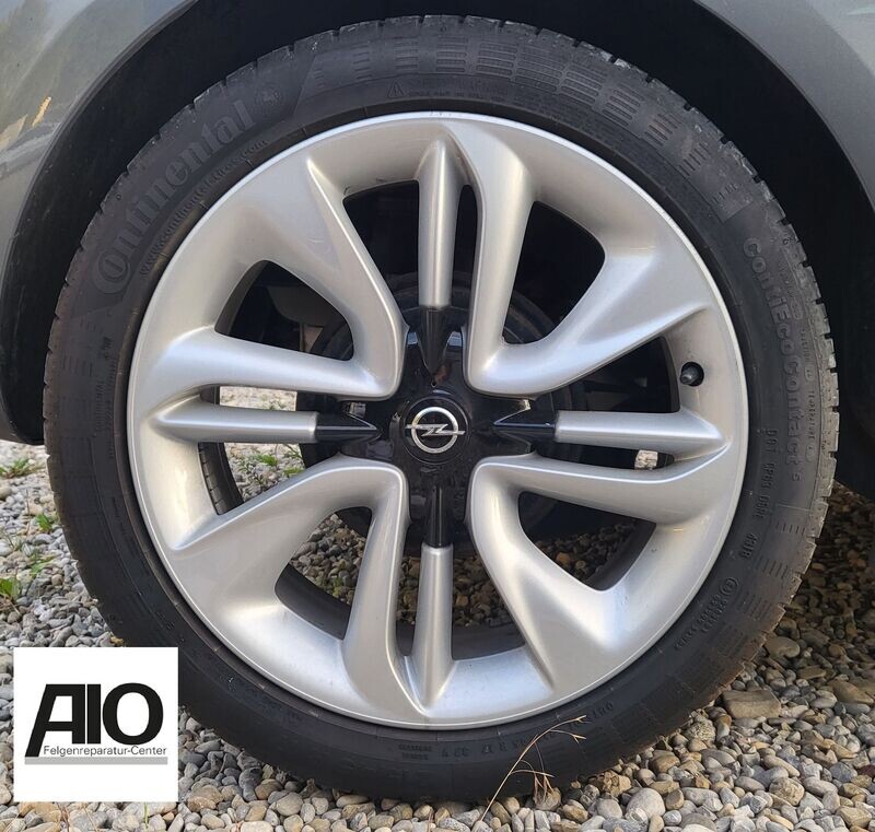 LF1 Original Opel Felge 13369318- "Swiss Blade"  Silber  - ADAM 2013-2018