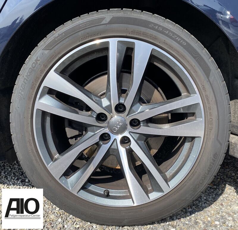 LF1 + Lack   Original Audi Felge 4K0601025H -  5-Doppelspeichen-Design Grau HGG - A6 (Allroad) Typ C8 4K ab 2018 -