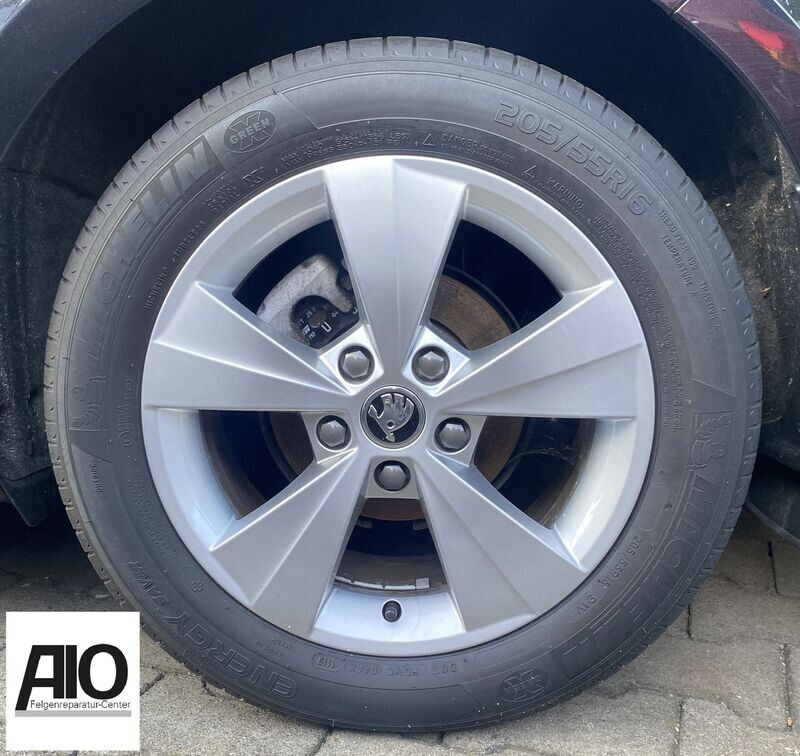 LF1 Original Skoda Alufelge 5E3601025AA – VELORUM 5-Speiche Silber – Octavia III + IV