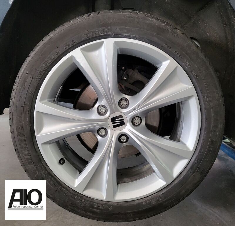 LF1 Original Seat Alufelge 5FA601025C – 5-Speiche Silber – Leon Typ 5F