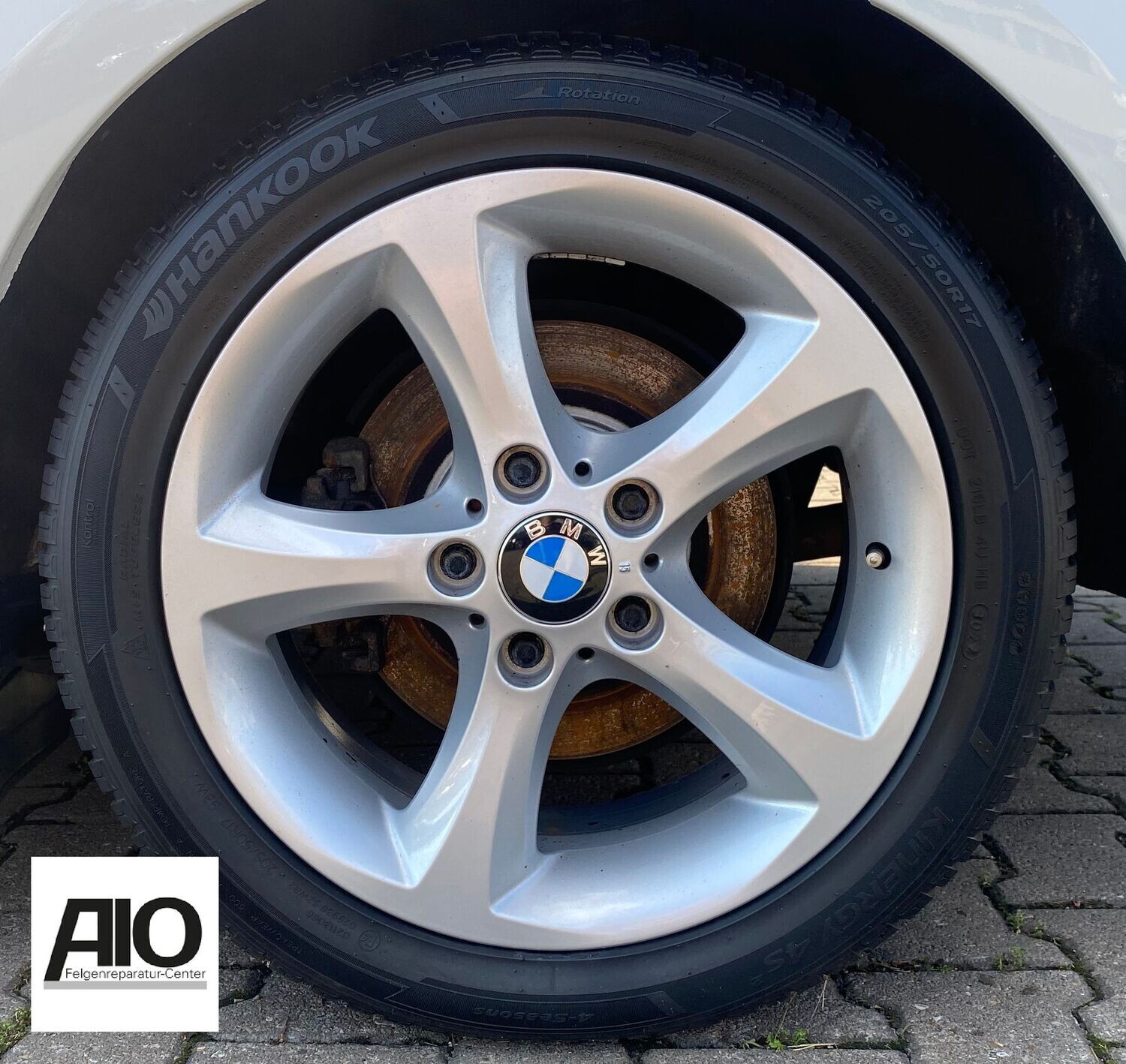 LF1 Original BMW Felge 2148307
 - Sternspeiche 256 Silber - 1er Typ E82