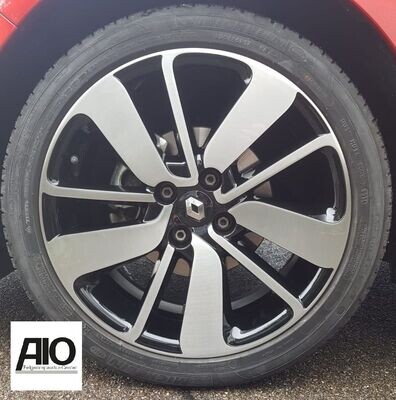 Original Renault Felge 4030006450R - 10-Speiche Schwarz HGG - Clio IV