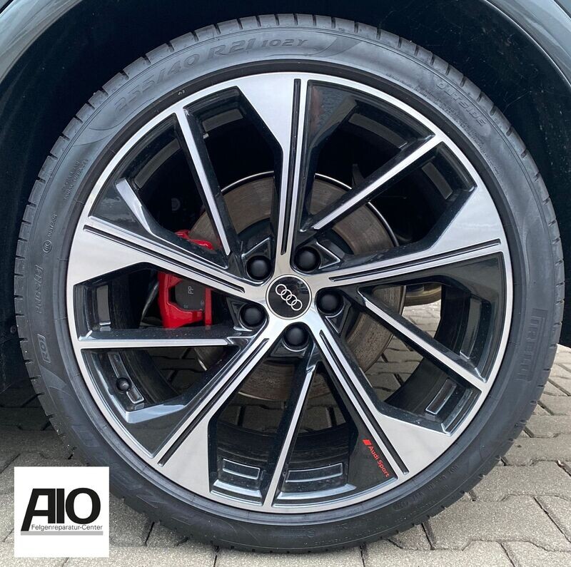 LF1 Original Audi Felge 80A601025BQ - 5 V Speichen Design Offset HGG Grau  - Q5 Typ FY ab 2017 -  SUV