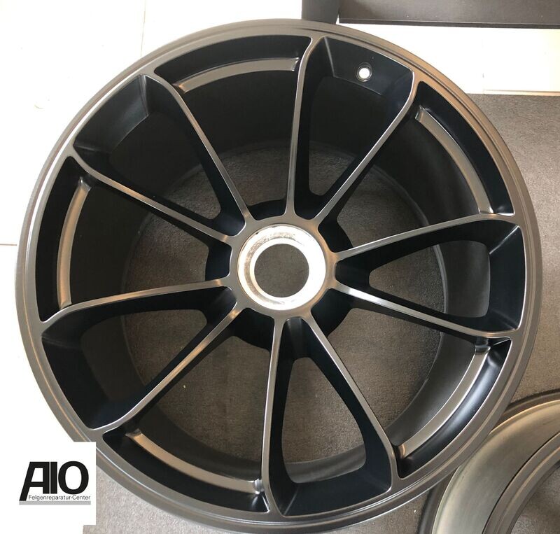 LF1 Original Porsche Felge - 99136218982 - ZV Performance 5-Doppelspeiche Schwarz Matt HA - 991 Typ 991 GT3 RS
