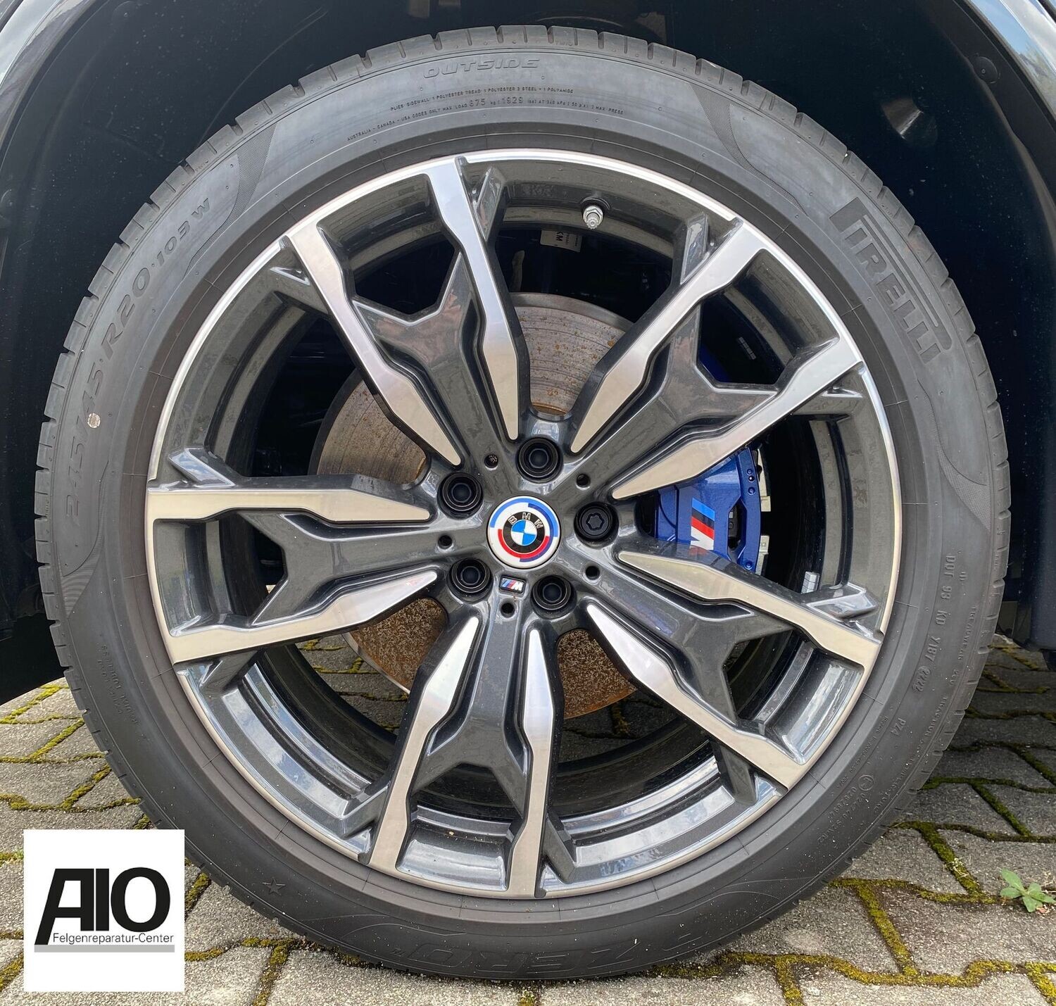 LF1 Original BMW Felge 8073791 -  Styling 787M Doppelspeiche Grau HGG VA -  X3 Typ G01 ab 2017 - / X4 Typ G02 ab 2018 -