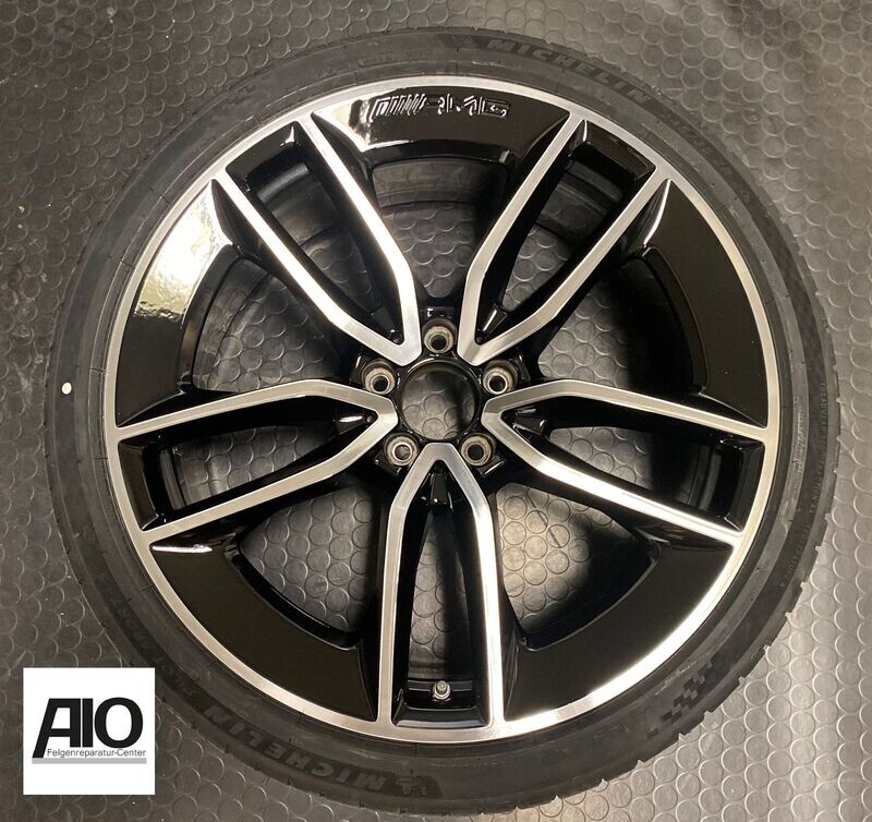 LF1 Original Mercedes Benz Felge A2574013100 – AMG Doppelspeichen Design HGG Schwarz – CLS Coupe Typ C257 2018 -