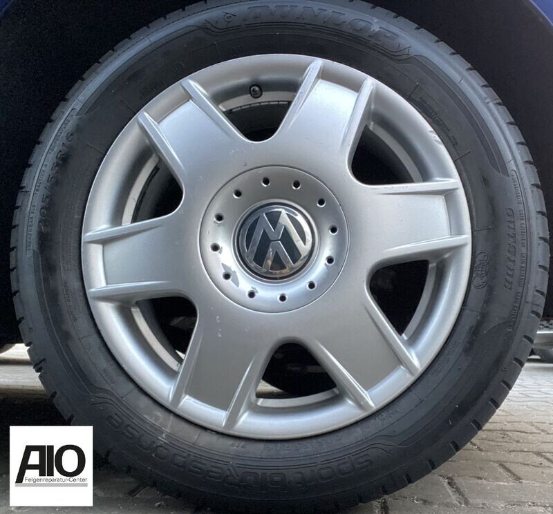 LF1 Original VW Felge 1J0601025H – 6-Speichen Design Silber – Golf 4, Bora, New Beetle