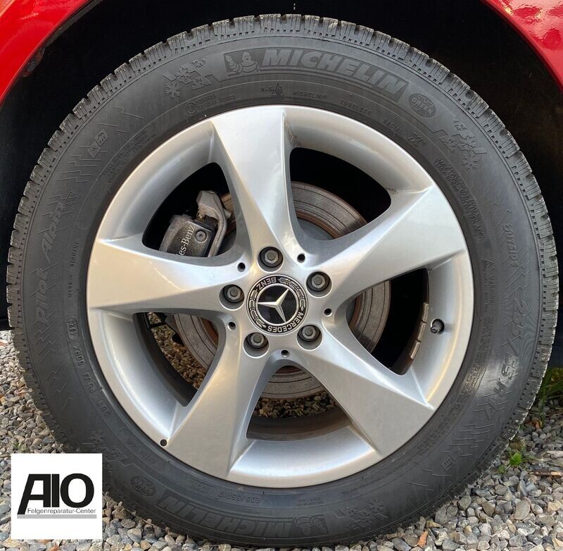 LF1 Original Mercedes Benz Felge A4474012200 - 5-Speiche Silber – V-Klasse / Vito / Viano Typ 447 / 639
