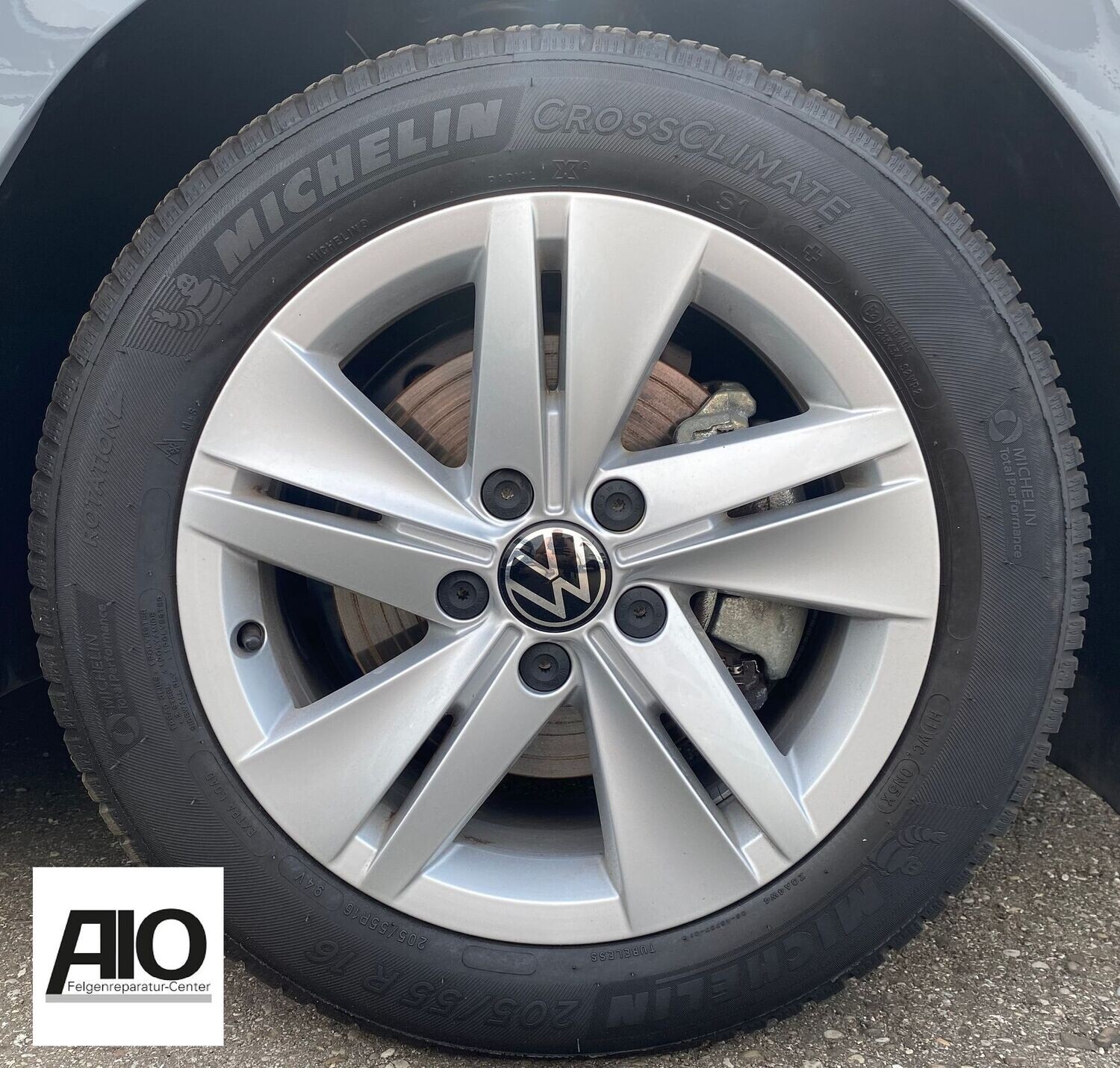 LF1 Original VW Felge 5H0601025 – Norfolk 5-Doppelspeichen-Design Silber  – Golf 8 Typ CD 2019 -