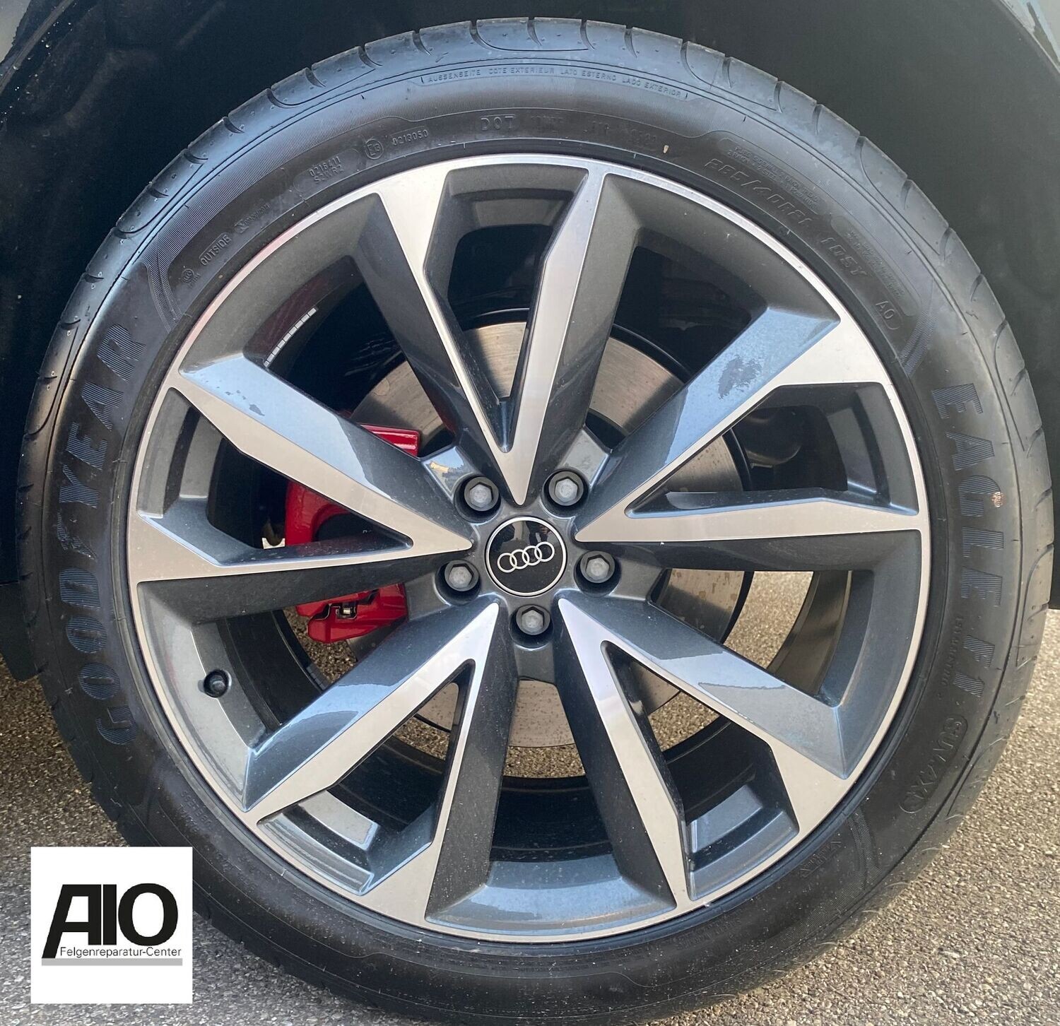 LF1 + LACK Original Audi Felge 4M0601025BP - 5 Doppelspeichen V Design HGG Grau - Q7 Typ 4M 2015- LF1 + LACK Original Audi Felge 4M0601025BP - 5 Doppelspeichen V Design HGG Grau - Q7 Typ 4M 2015-