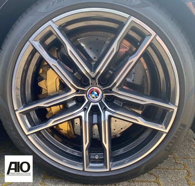 LF1 Original BMW Felge 36118089567 - 810M Doppelspeiche Schwarz HGG HA - M8 Cabrio Typ F91 / M8 Coupe Typ F92 / M5 Typ F90