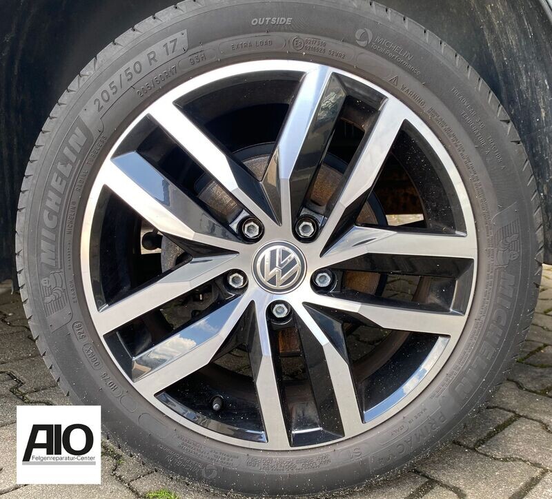 LF1 Original VW Felge 5G0073147B – MADRID Design HGG Schwarz – Golf 7 Typ AU + Golf Sportsvan
