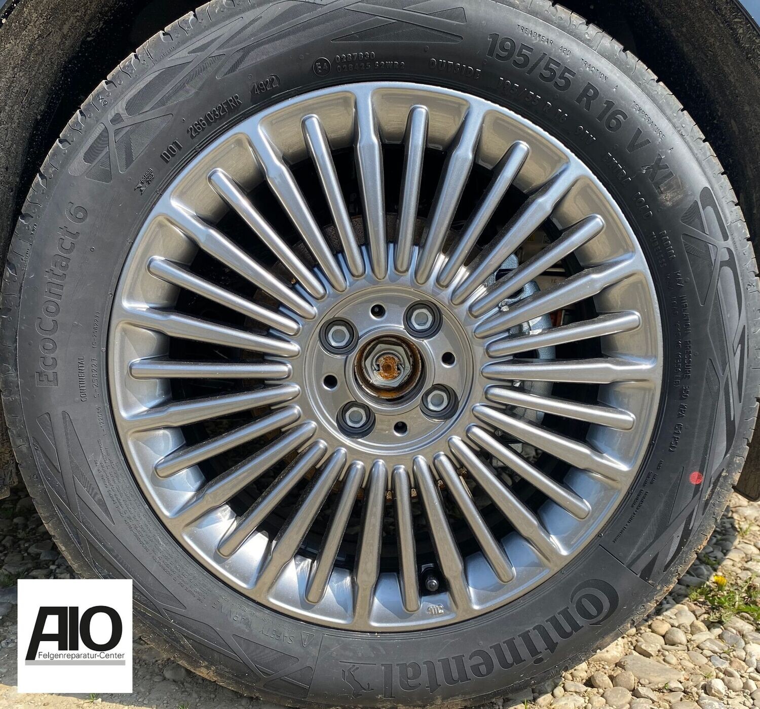 LF1 Original FIAT Felge 52140532-1 – Vielspeiche Silber – 500e ab 2020-