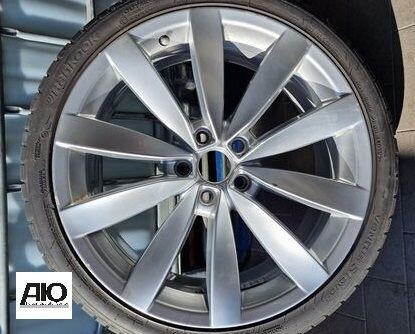 LF1-D Original VW Felge 1K8601025C – Lugano V – Speichen Design Silber – Passat CC