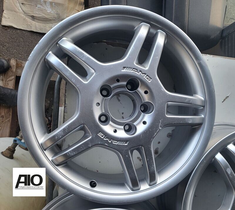 LF1 Original Mercedes Benz Felge A1704012002 – AMG STYLING 4 IV Doppelspeiche Silber VA
