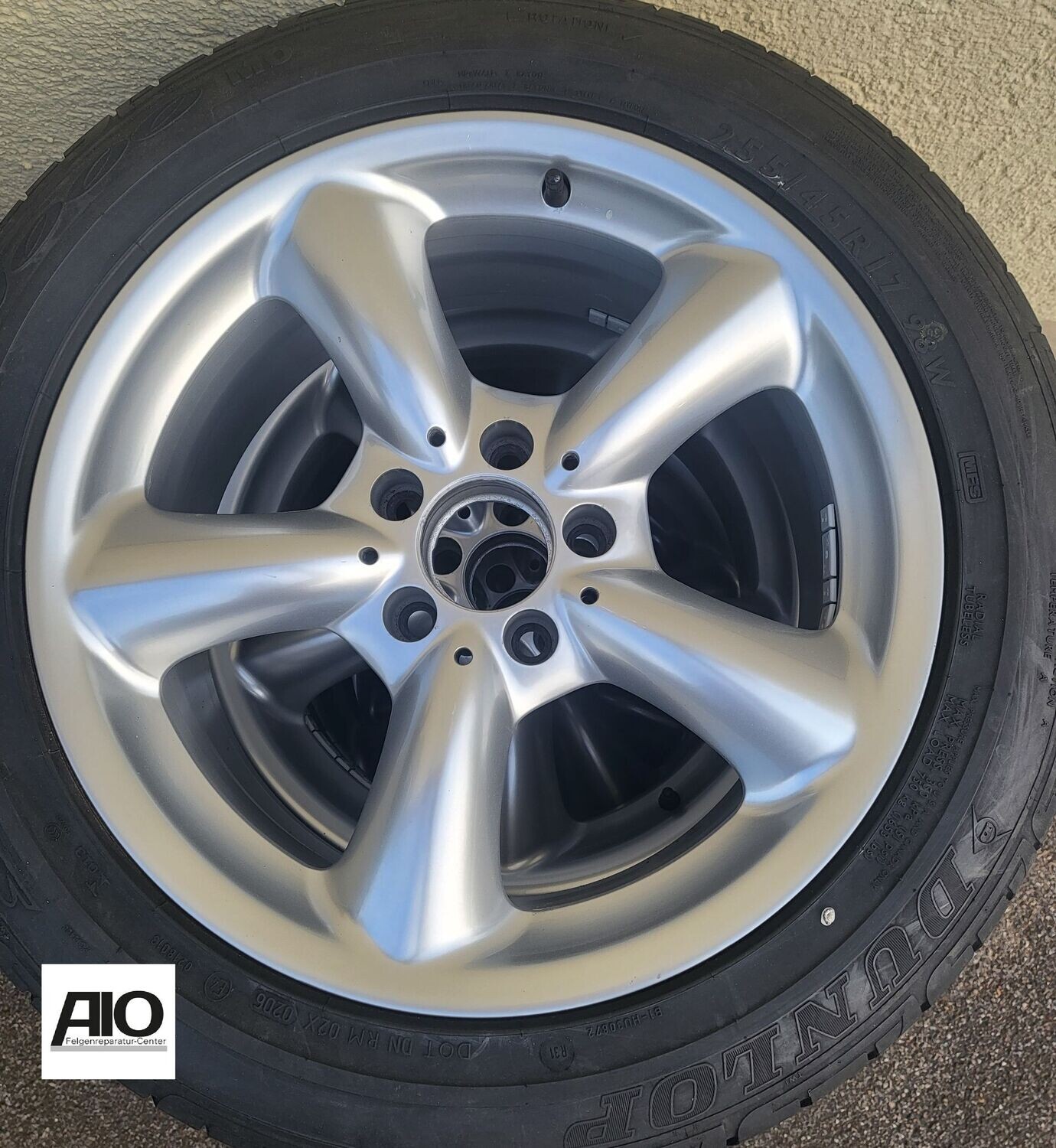 LF1 Original Mercedes Benz Felge A2094010502 – 5-Speichen-Rad Silber – CLK 209 (2002-2009)