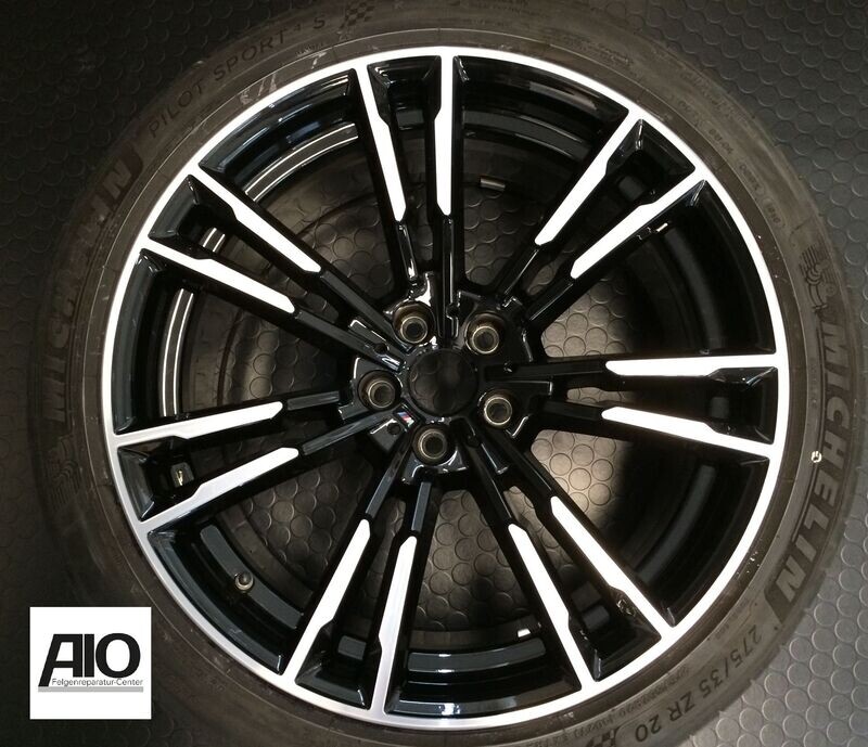 LF1 Original BMW Felge 8073977 - 706M Doppelspeiche HGG Schwarz VA - M5 Typ F90