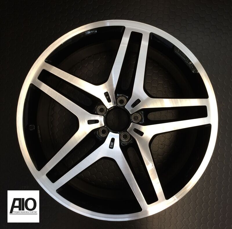 LF1 Original Mercedes Benz Felge A1664013700 – 5-Doppelspeichen-Rad Schwarz HGG – GLE W166 / M-Klasse W166